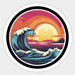 Retrowave 12 Sticker